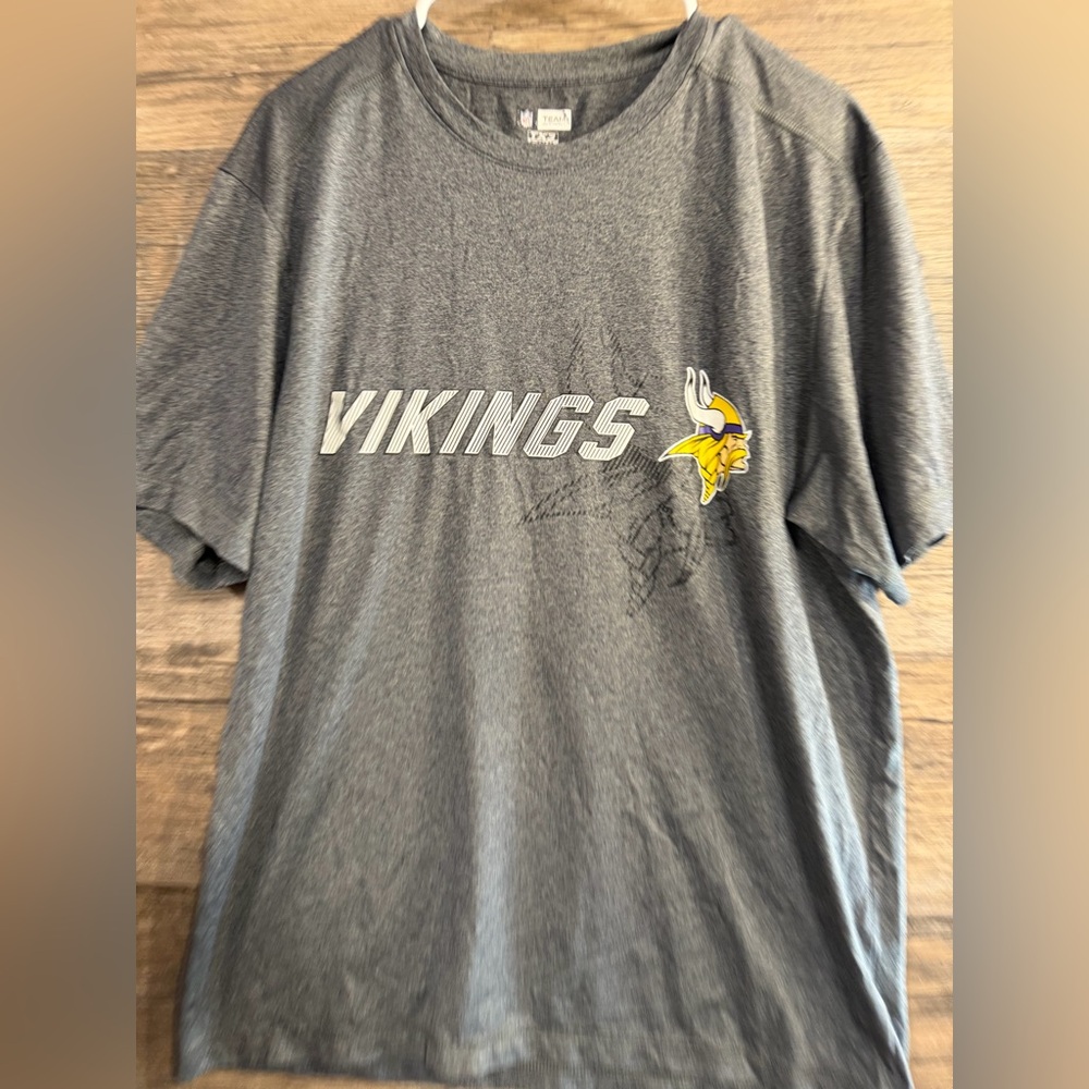 NFL Minnesota Vikings Gray Short Sleeve Tee
